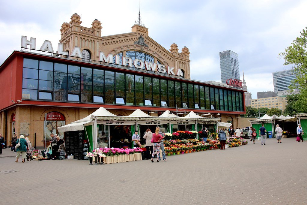 Picture of hala Mirowska in Warsaw